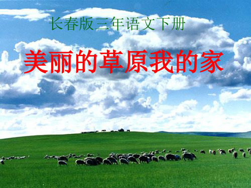 《美丽的草原我的家》PPT课件
