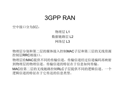 3GPP 协议结构