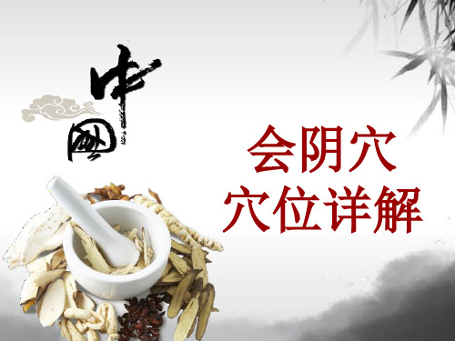 中医穴位详解：会阴穴