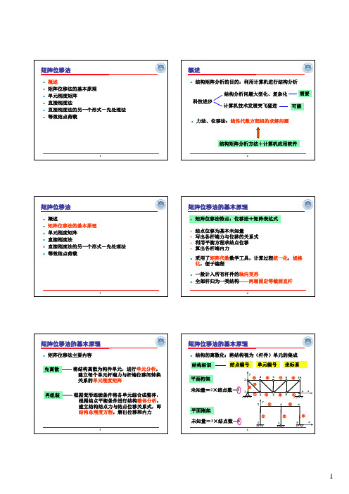第八章 矩阵位移法(学生)