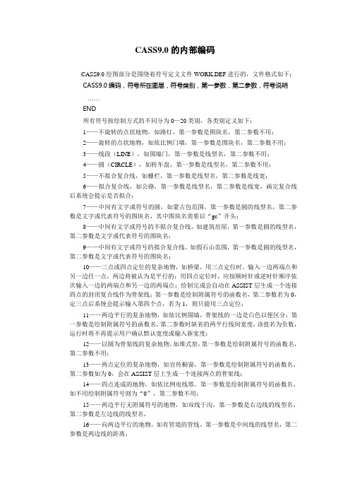 CASS9.0的内部编码