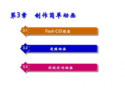 Flash CS3中文版基础教程第3章 制作简单动画