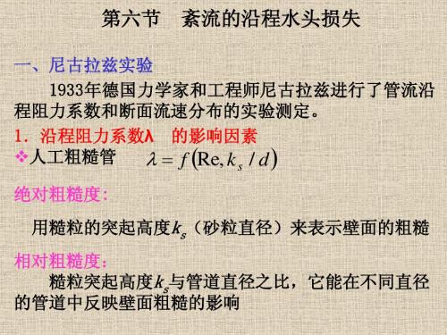 武科大流体力学流阻与损失10