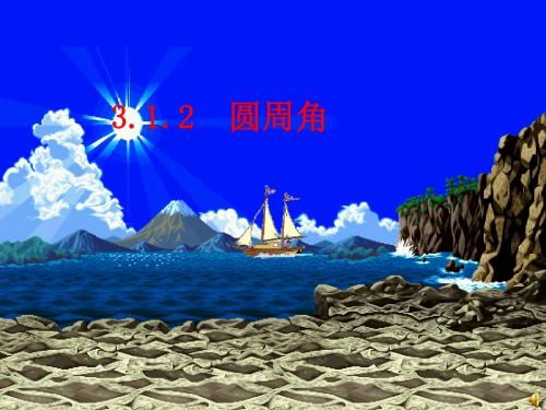 湘教版数学九年级下册《圆》(圆周角)公开课课件