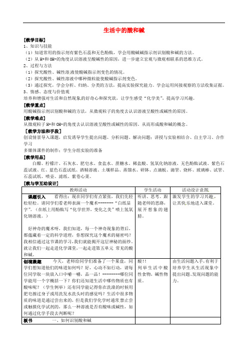 山东省聊城东昌完全中学九年级化学全册 5.1 生活中的