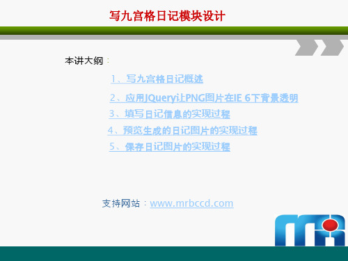 07  写九宫格日记模块设计