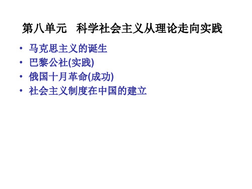 从科学社会主义理论到社会主义制度的建立2(中学课件201911)