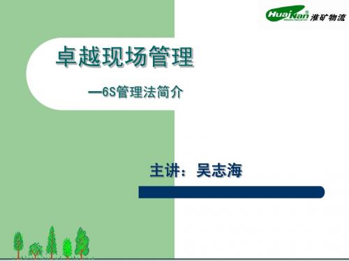 卓越现场管理 6S管理课件 2