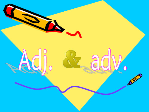 adj and adv