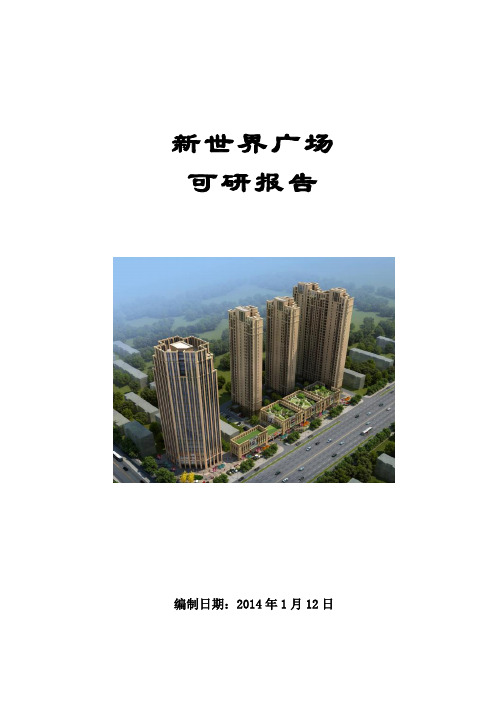 新世界广场项目可行性研究报告