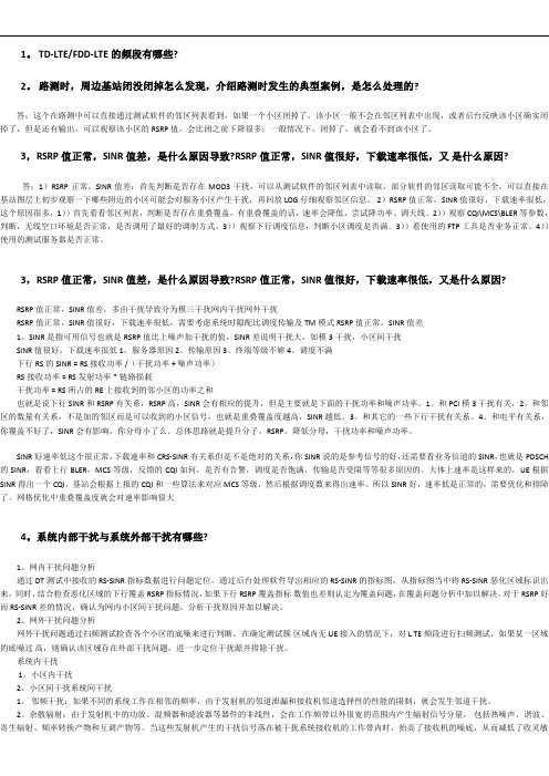 LTE面试题集大锦题!