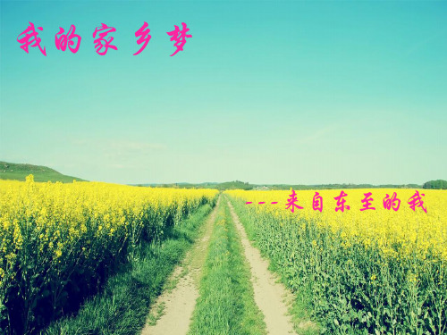 我的家乡-东至