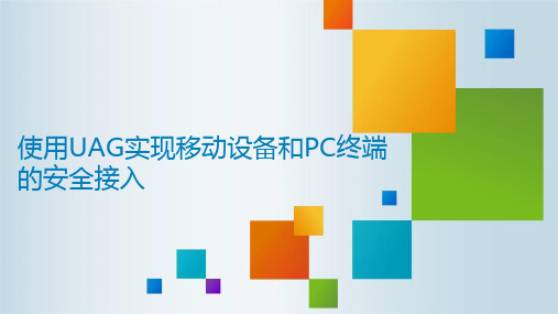 使用UAG实现移动设备和PC终端的安全接入