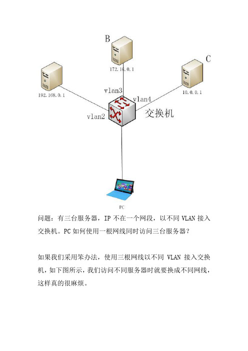 基于ip地址划分vlan的应用