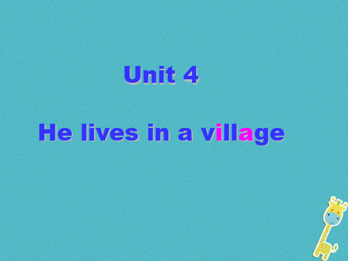 [K12]五年级英语下册unit4helivesinavillagepartb课件陕旅版