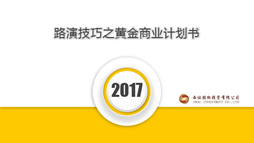 (完整版)路演技巧-黄金商业计划书