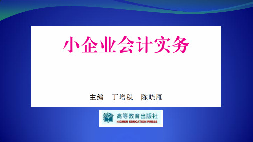 丁增稳)小企业会计实务 (3)