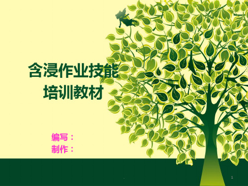含浸作业培训教材PPT课件