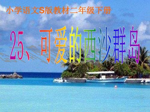 25.可爱的西沙群岛.