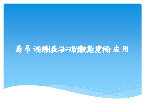 悬吊训练set
