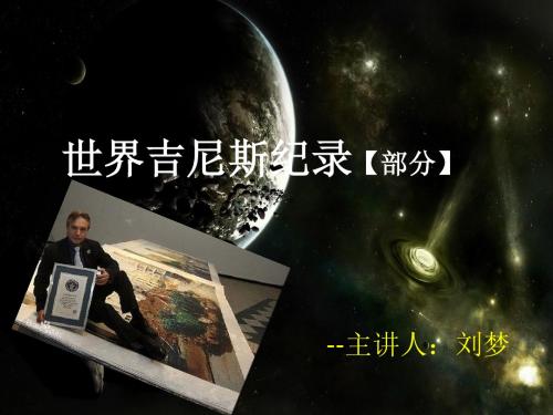 世界吉尼斯纪录
