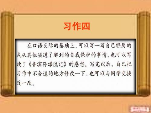 《习作四》课件