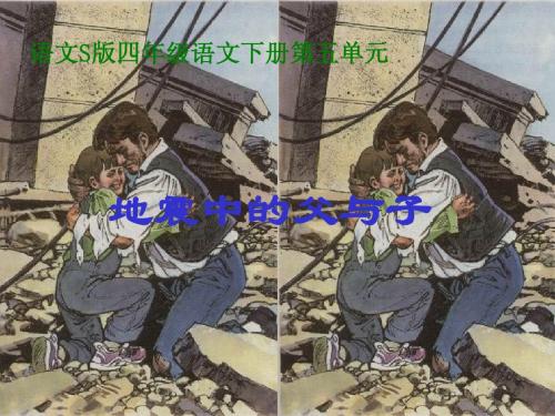 地震中的父与子课件(语文S版)