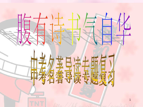 初中语文中考名著导读复习PPT课件