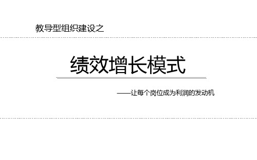绩效模式导入PPT资料45页