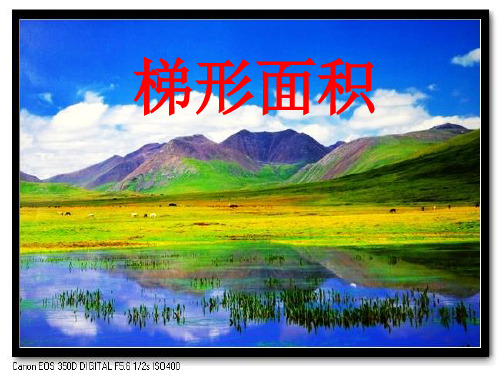 梯形面积计算横截面