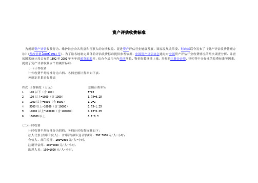 2009[2914]号评估最新收费标准和2011年新会计师事务所收费标准