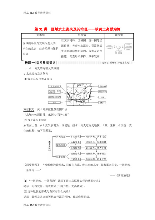 【配套K12】[学习](江苏专版)2019版高考地理大一轮复习 第十一单元 区域资源、环境与可持续发