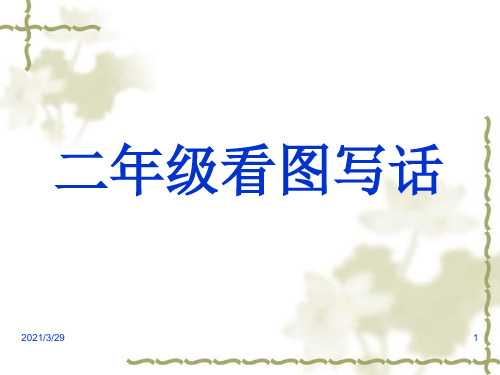 二年级看图写话(课堂PPT)