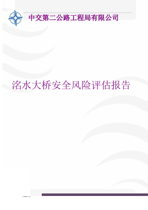 某大桥安全风险评估方案报告
