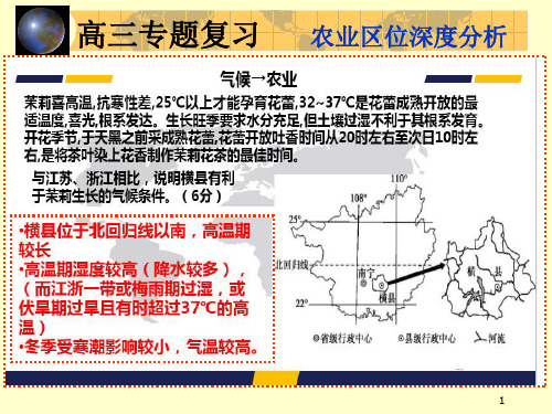 (农业区位深度分析)PPT精品文档