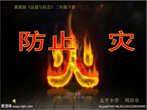 防止火灾演示文稿