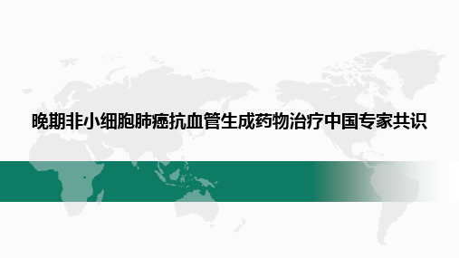 晚期非小细胞肺癌抗血管生成药物治疗中国专家共识