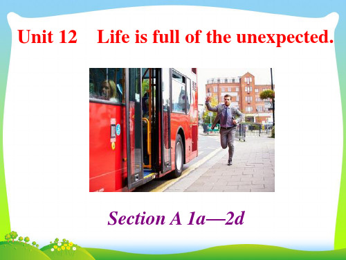 人教版英语九全Unit 12 Section A(1a-2d)课件(共24张PPT)