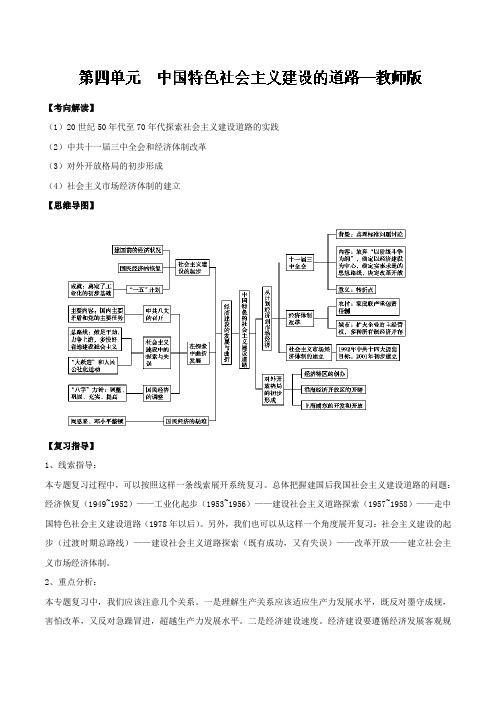 人教版2019-2020学年下学期期末复习备考之专题复习高一历史(讲义)：基本版04 -含解析