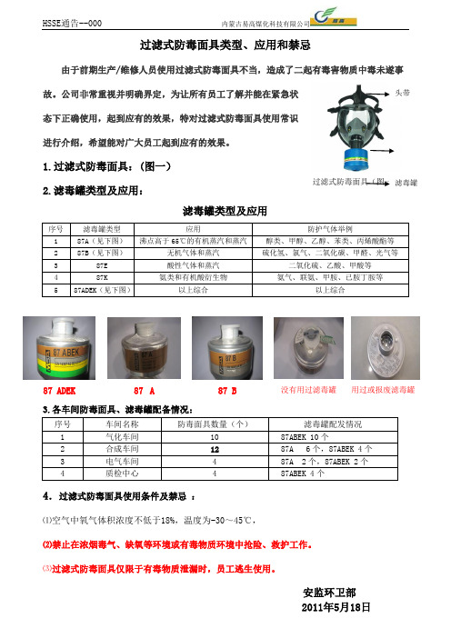 工具箱小常识：滤毒罐和空气呼吸器的使用