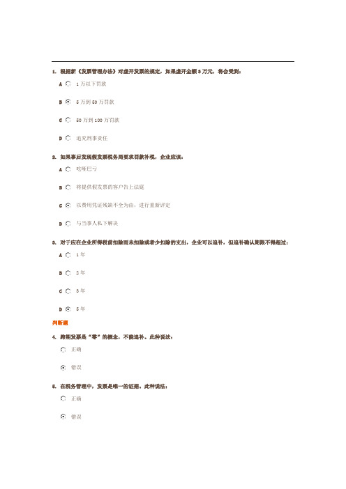 企业所得税与发票管理