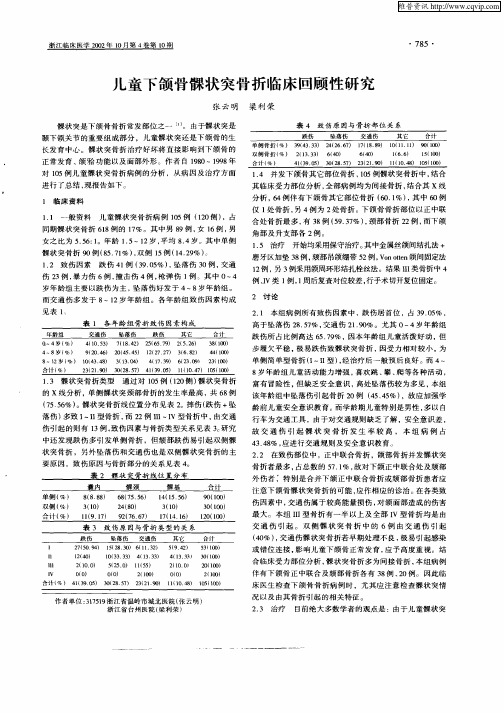 儿童下颌骨髁状突骨折临回顾性研究