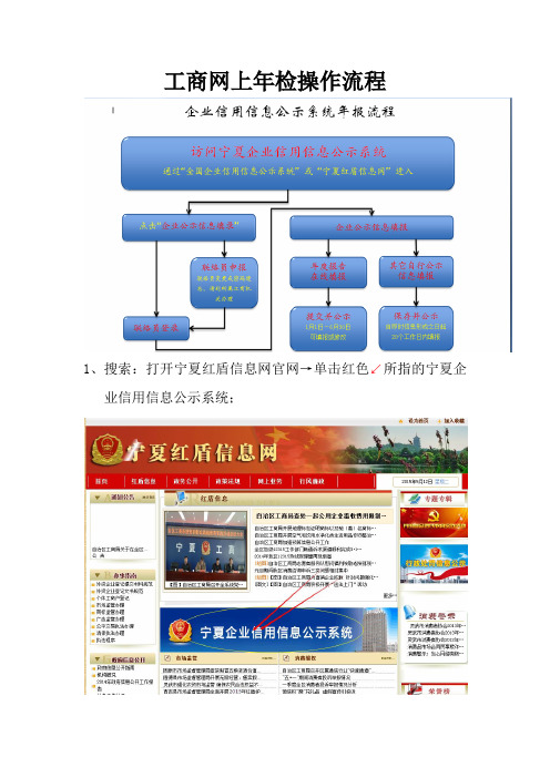 工商在线年检操作流程