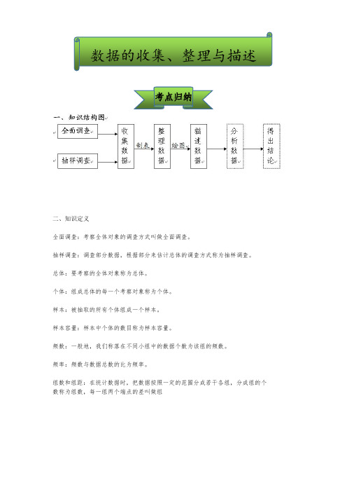 数据的收集、整理与描述