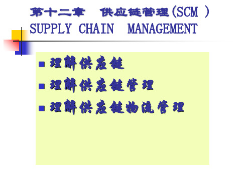 供应链管理(scm-)