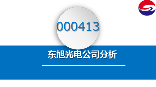东旭光电公司分析