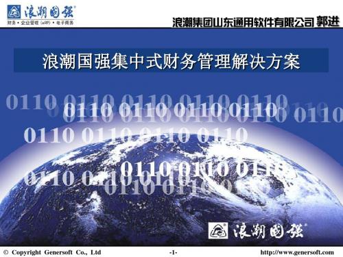 浪潮国强集中式财务管理-精选文档