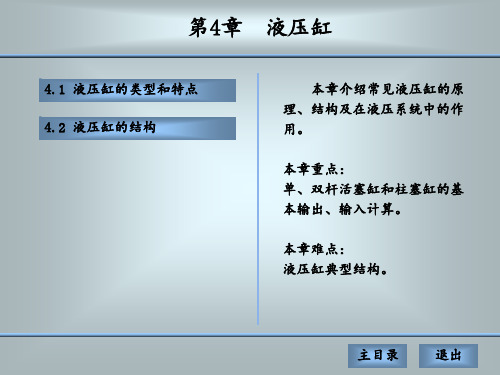 液压缸液压阀 ppt课件