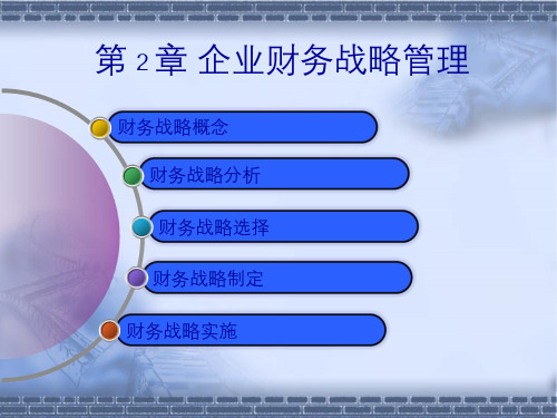 企业财务战略管理培训课件(doc 139页)