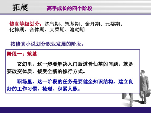 高手成长的四个阶段